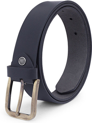 Roadster Men Formal Black Genuine Leather Belt