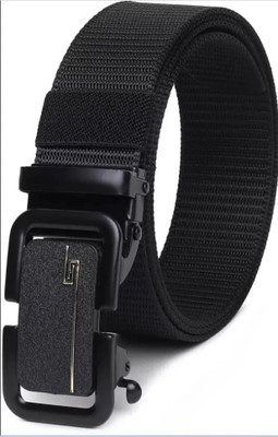 METRONAUT Men Casual Black Texas Leatherite Belt