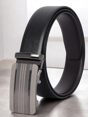 HENEDA Men Casual, Evening, Formal, Party Black Artificial Leather Belt