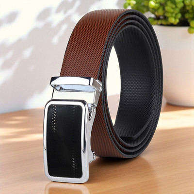 KILLER Men Brown Texas Leatherite Reversible Belt