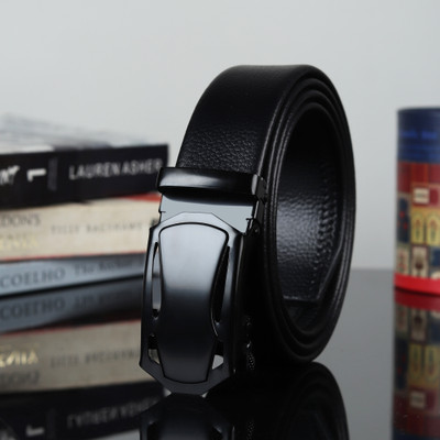 PROVOGUE Men Formal Black Artificial Leather Belt