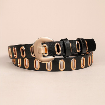 SYGA Women Black Artificial Leather Belt