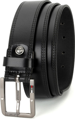 MUNROS Men Casual, Party Black Genuine Leather Belt