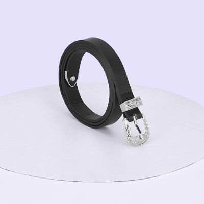 Forever Glam By Pantaloons Women Casual Black Artificial Leather Belt