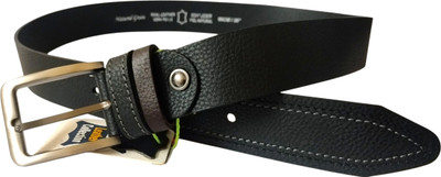 Cawnpore Leather Men Casual, Party Black Genuine Leather Belt