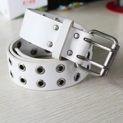 zaphod Men & Women Casual White Artificial Leather Belt