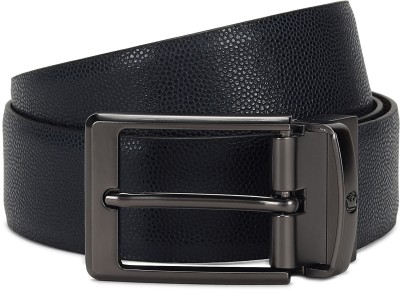 LOUIS PHILIPPE Men Black Genuine Leather Belt