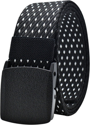 PROVOGUE Men Casual Black Nylon Belt