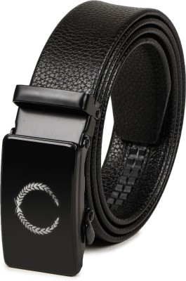 VOGARD Men Casual, Evening, Formal, Party Black Artificial Leather Belt