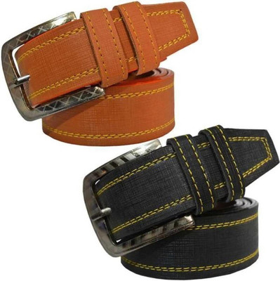 CVENTERPRISES Men Formal Multicolor Synthetic Belt