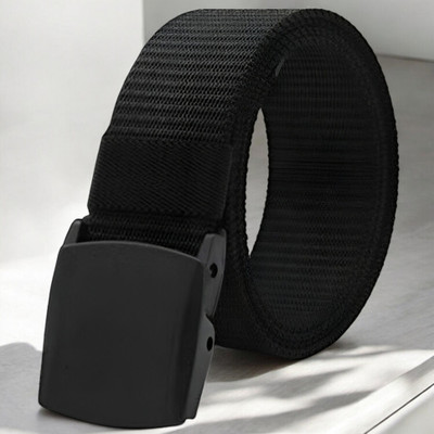 Kastner Men Casual, Formal, Party, Evening Black Nylon Belt