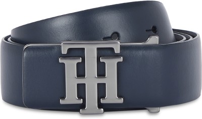 TOMMY HILFIGER Men Casual Blue Genuine Leather Belt