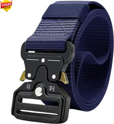 Artisanwear Men & Women Casual Blue Nylon Belt