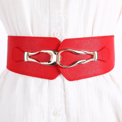 KILLFE Women Casual Red Fabric Belt