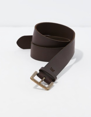 American Eagle Men Casual Brown Genuine Leather Belt