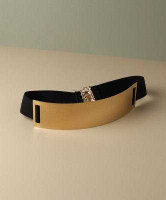 Haute Sauce Women Casual Gold Metal Belt