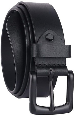 Might Boys & Girls Casual Black Genuine Leather Reversible Belt