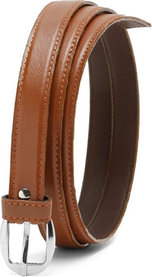 TYBELT Women Formal Brown Genuine Leather Belt