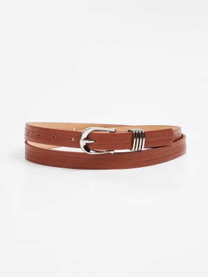 Ginger by Lifestyle Women Tan Synthetic Belt