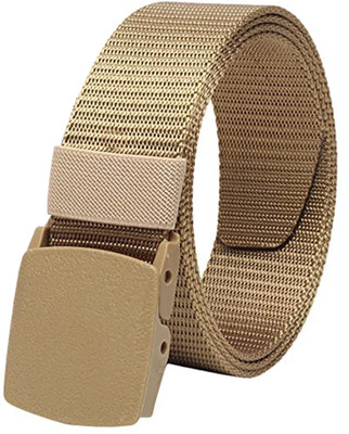 METRONAUT Men Casual, Evening, Formal, Party Beige Nylon Belt For Rs. 95 @ 81 %