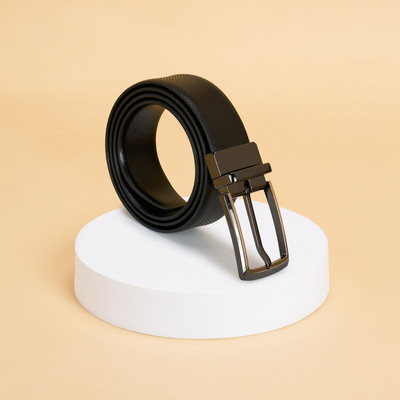 Byford by Pantaloons Men Black Artificial Leather Belt