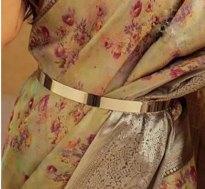 Shiv Enterprise Girls Gold Artificial Leather Belt