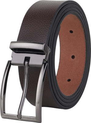 LOOPA Men Formal, Casual, Evening, Party Brown Genuine Leather Belt