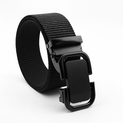 BoomSlang Men Casual, Formal Black Nylon Belt