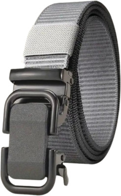 Niddleman Men Evening, Party, Casual Grey Nylon Belt