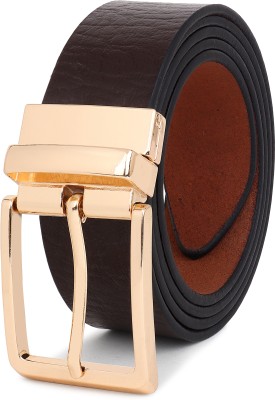 LOOPA Men Formal, Casual Brown Genuine Leather Reversible Belt