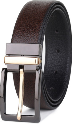 EXOCOETUS Men Formal, Casual, Evening, Party Brown Genuine Leather Reversible Belt