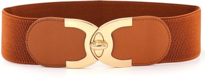 KILLFE Women Casual Brown Fabric Belt