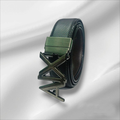 FAZON Men Casual, Evening, Formal, Party Black, Brown Texas Leatherite Reversible Belt