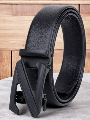Roadster Men Formal Black Artificial Leather Belt