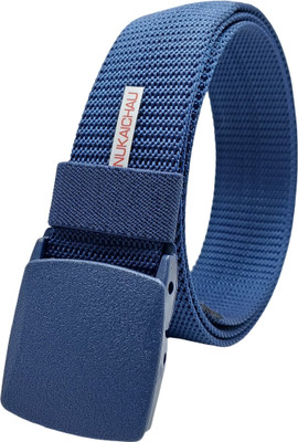 NUKAICHAU Men Casual, Evening, Party Blue Nylon Belt