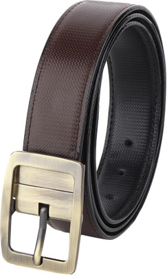 METRONAUT Men Formal Brown Texas Leatherite Belt