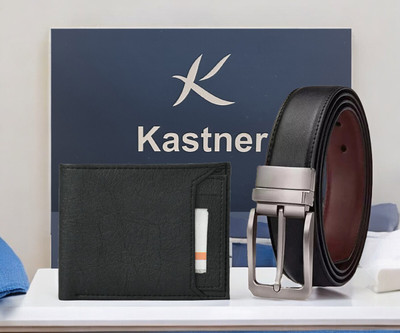 Kastner Men Casual Black Synthetic Belt