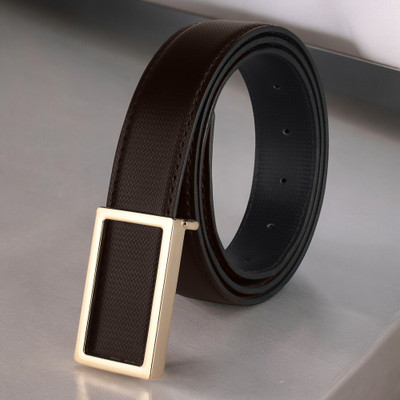 Kastner Men Formal Brown Artificial Leather Belt