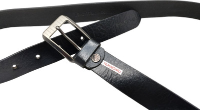 NUKAICHAU Boys Formal, Casual, Evening, Party Black Genuine Leather Belt