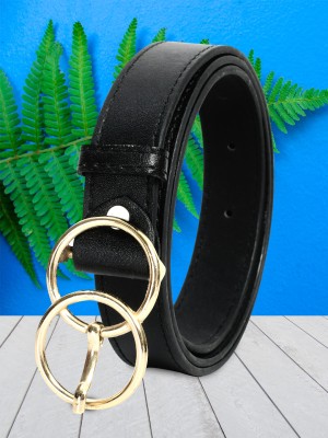 Dressberry Women Casual Black Artificial Leather Belt