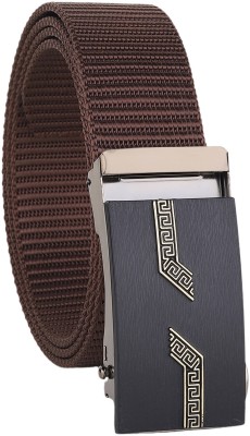 house of common Men Casual Brown Nylon Belt