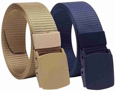 MARFA FASHION Men Casual, Evening, Formal, Party Multicolor Canvas Belt