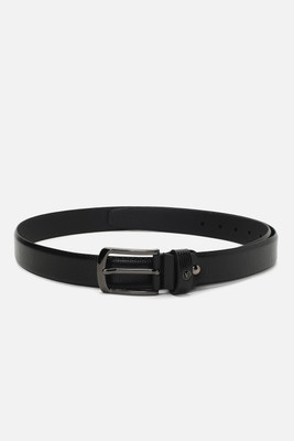 VAN HEUSEN Men Casual Black Genuine Leather Belt