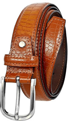Krovest Hides Men Formal Tan Genuine Leather Belt