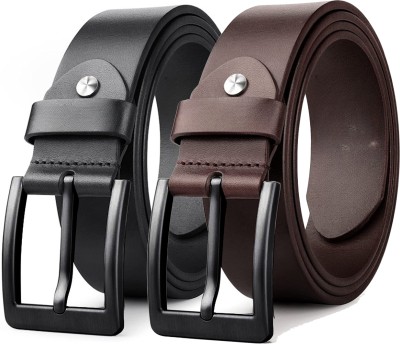 URBAN ALFAMI Men Formal, Casual, Party, Party Black, Brown Genuine Leather Belt