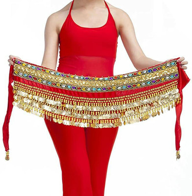 OJASFASHION Women Red Fabric Belt