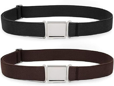 hbstreads Boys & Girls Black, Brown Artificial Leather Belt