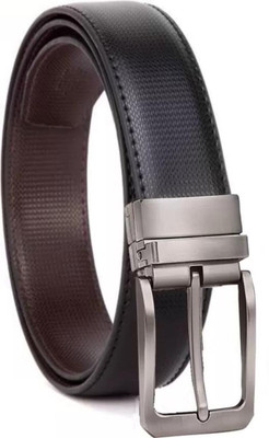 Icongadget Men Casual, Formal, Evening, Party Black, Brown Synthetic Reversible Belt