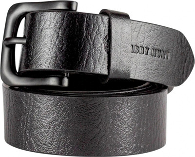 Crabby Hunt Men Casual, Evening, Formal, Party Black Genuine Leather Belt