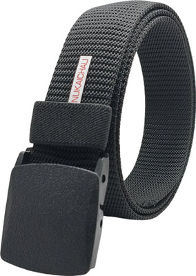 NUKAICHAU Men & Women Casual, Evening, Party Black Nylon Belt